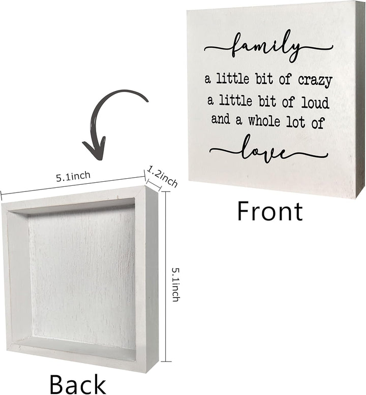 Rustic Family Sign Home Decor