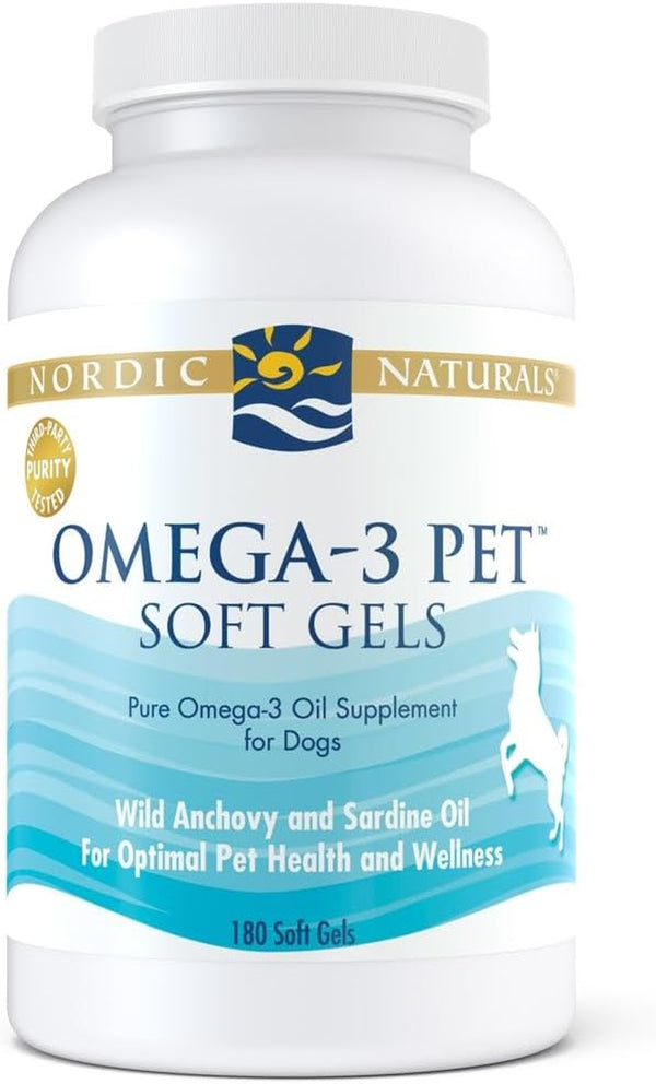 Omega-3 Pet Soft Gels for Dogs - 180 Ct