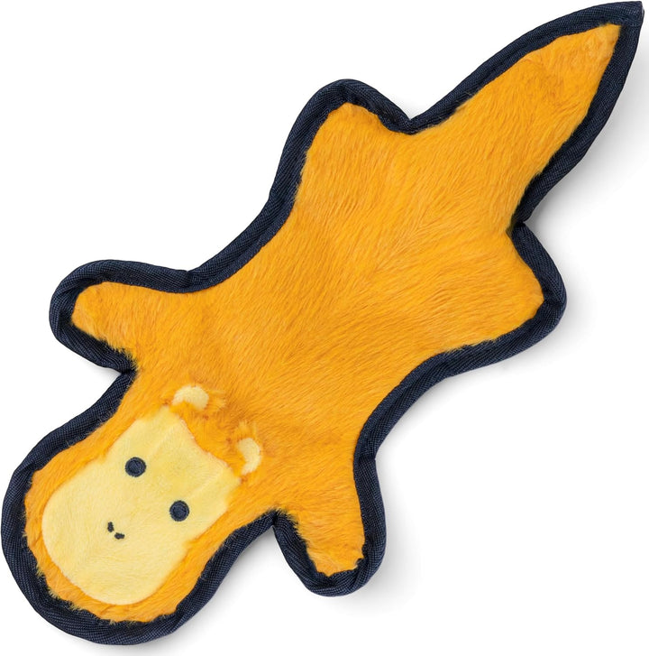 No Stuffing Dog Toys Crinkle Squeaky, Long Lasting Chews for Aggressive, Durable Plush Dog Puppy Chew Toys for Teething, with 6 Tough Layers for Small Medium Large Breed