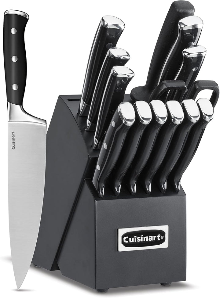 15-Piece Forged Knife Set with Block