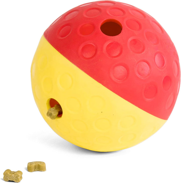 by Nina Ottosson Dog Brick Treat Puzzle Enrichment Toy, Level 2 Intermediate Game, Blue