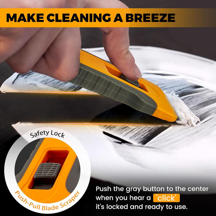 Razor Blade Scraper with 15 Extra Blades