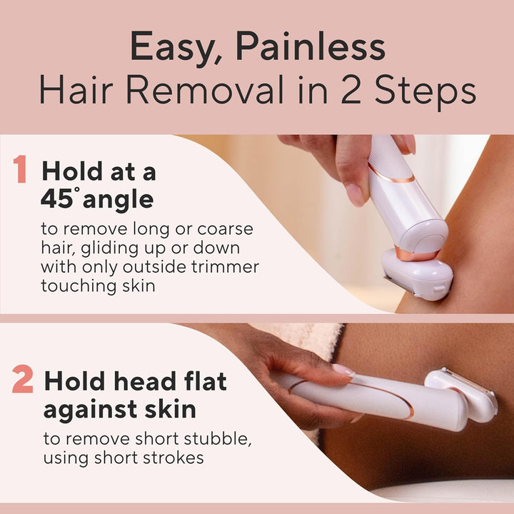 Electric Razor for Women with LED Light
