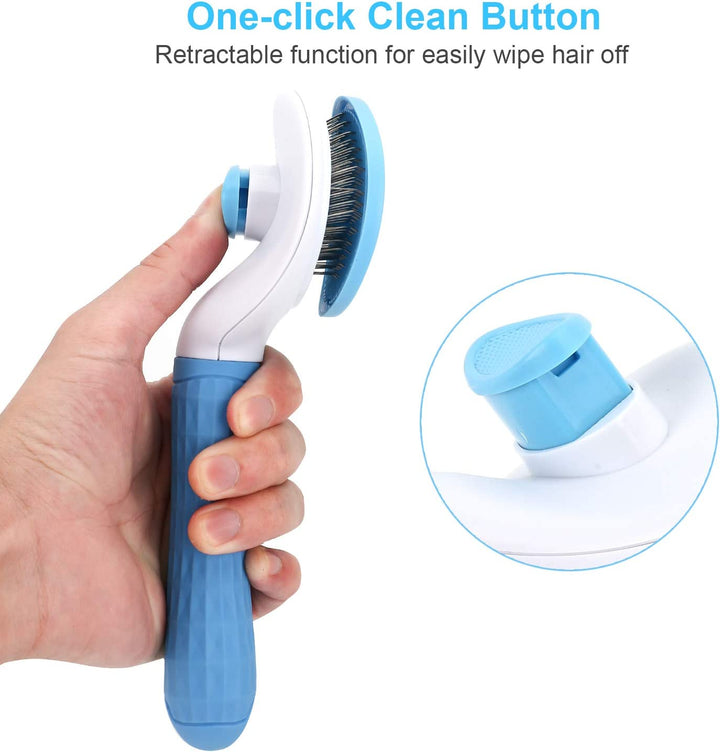 Self-Cleaning Slicker Brush for Pets
