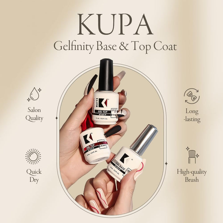 Gelfinity No-Wipe Top Coat Glossy 0.5oz