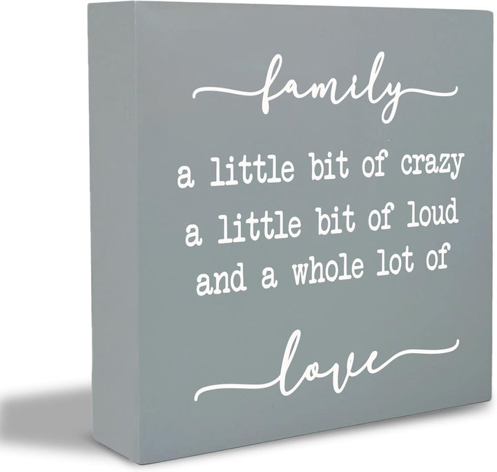 Rustic Family Sign Home Decor