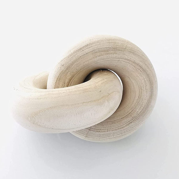 Beige Wooden Knot & Chain Link Decor