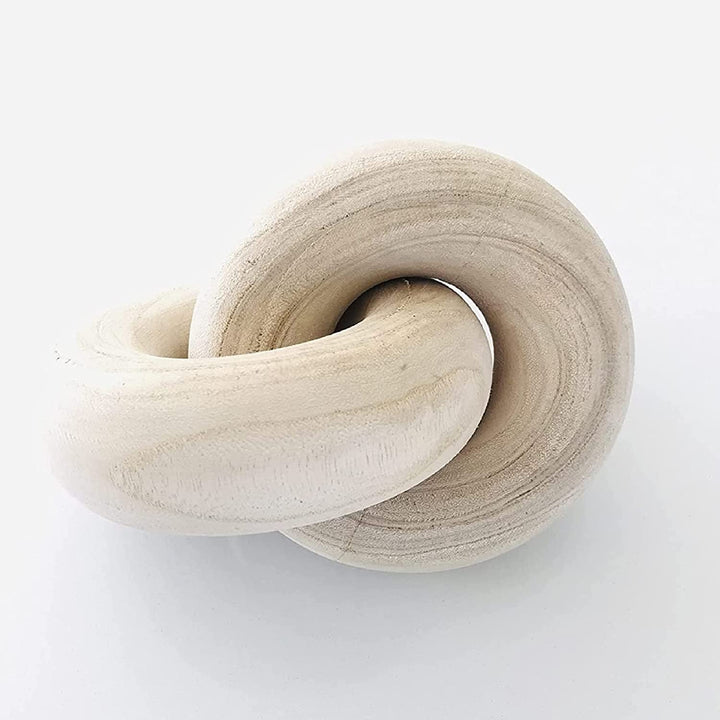Beige Wooden Knot & Chain Link Decor