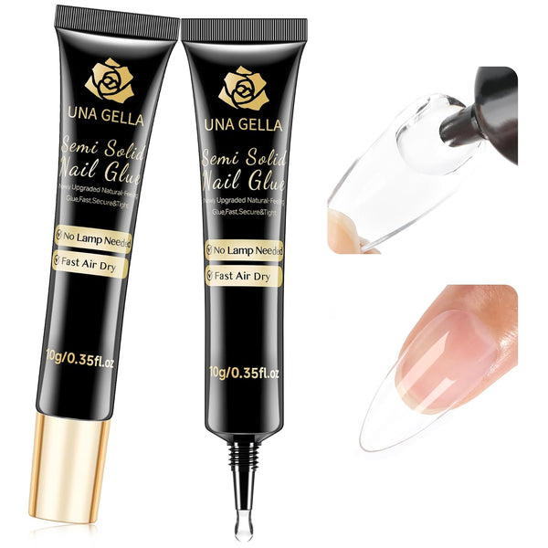 Super Strong Nail Glue Gel Kit 10ml x 2