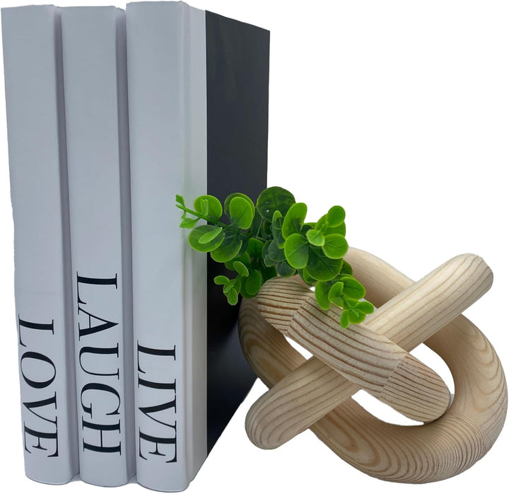 Live Laugh Love Faux Coffee Table Books