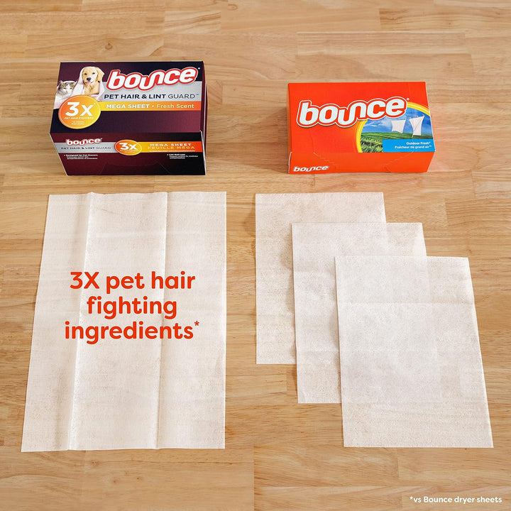 Pet Hair Fighter Dryer Sheets - 130 Count