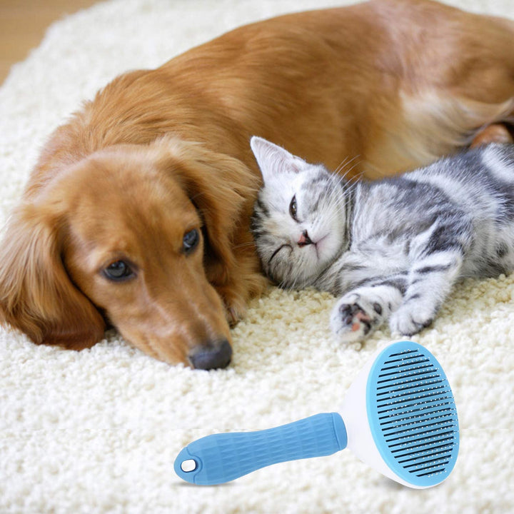 Self-Cleaning Slicker Brush for Pets