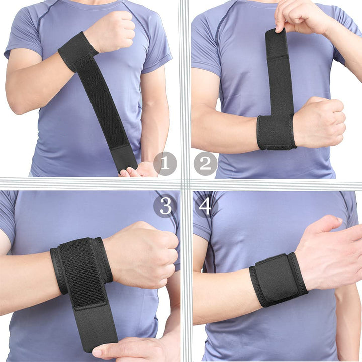 2 Pack Wrist Brace for Pain Relief & Support