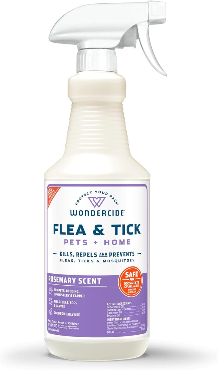 Flea & Tick Spray - Natural Oils 16oz