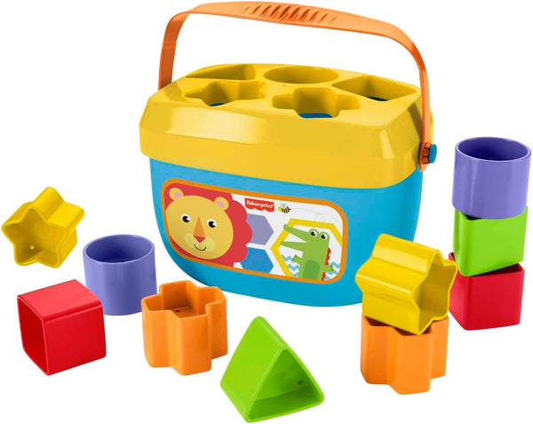 Stacking Toy Baby'S First Blocks Set of 10 Shapes for Sorting Play for Infants Ages 6+ Months