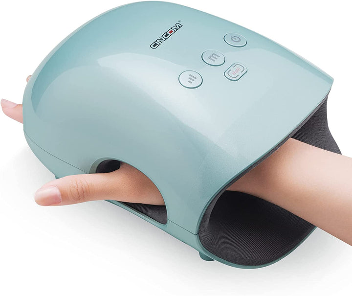 Hand Massager - Cordless Hand Massager with Heat and Compression for Arthritis and Carpal Tunnel(Fsa or HSA Eligible) (White)