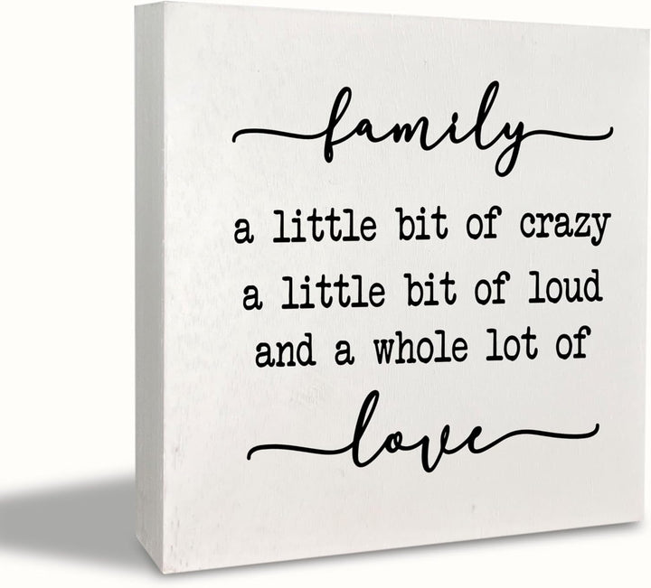 Rustic Family Sign Home Decor
