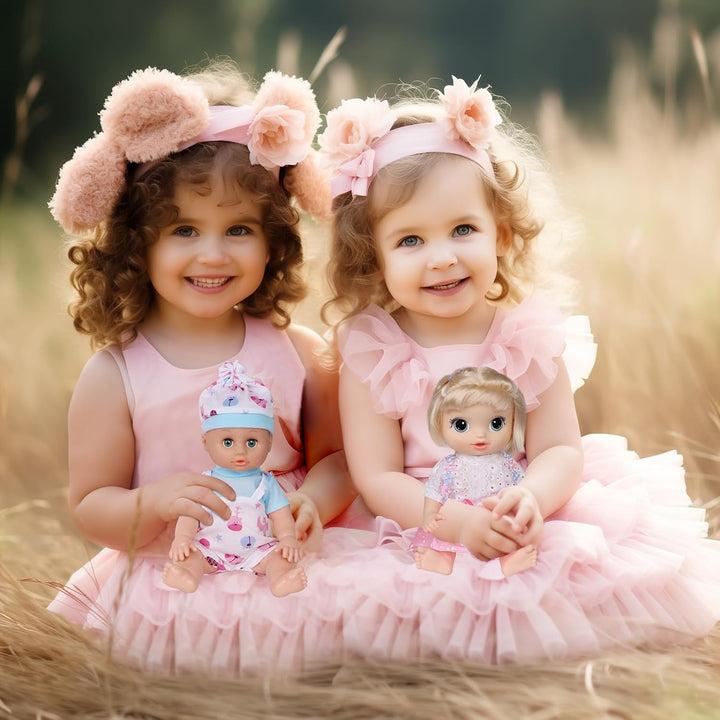 12" Baby Doll Clothes Set with 5 Caps
