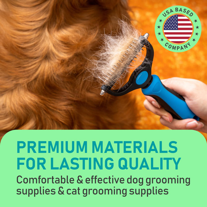 Double-Sided Deshedding Grooming Rake
