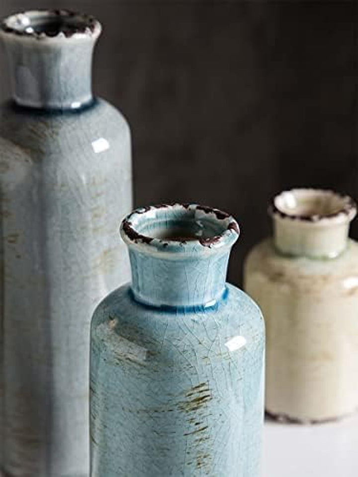 3-Piece Ceramic Vase Set for Home Décor