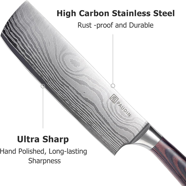 Nakiri 7" Razor Sharp Chef Knife