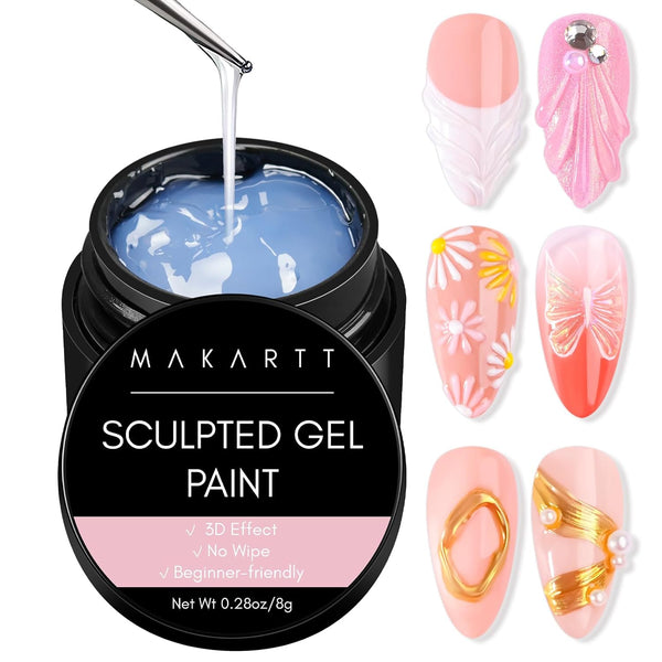 3D Nail Art Gel for Chrome & Sculpting