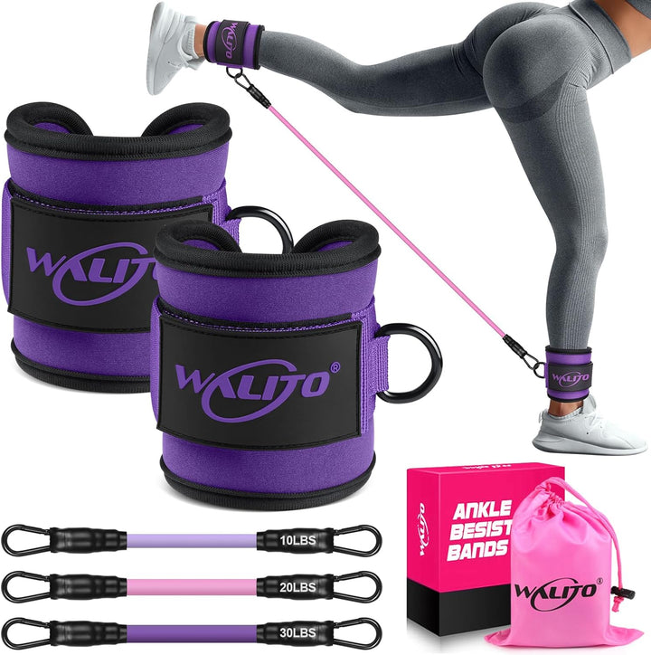 Ankle Resistance Bands with Cuffs