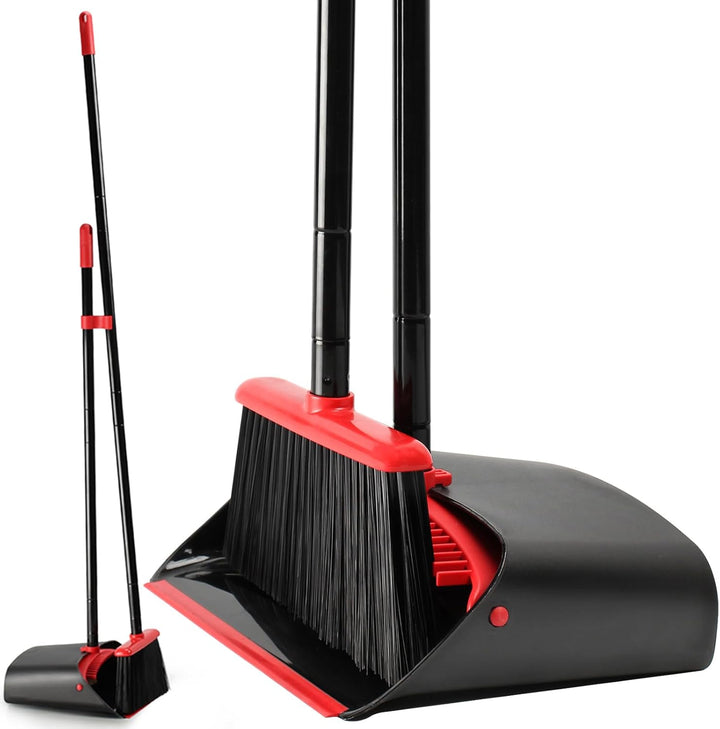 52" Broom & Dustpan Set for Home & Office