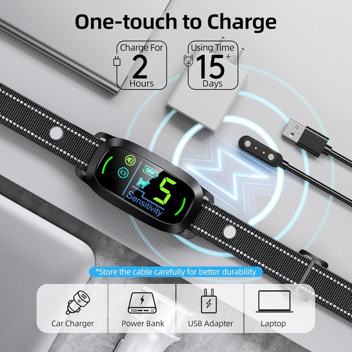 Rechargeable Smart Dog Bark Collar