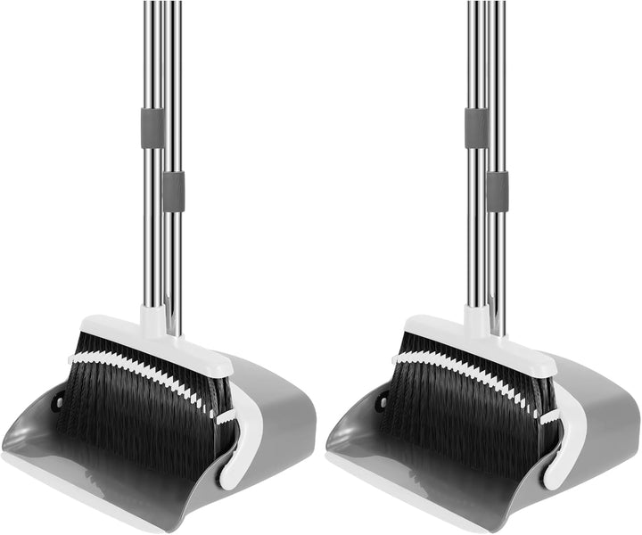 52-In Adjustable Broom & Dustpan Set