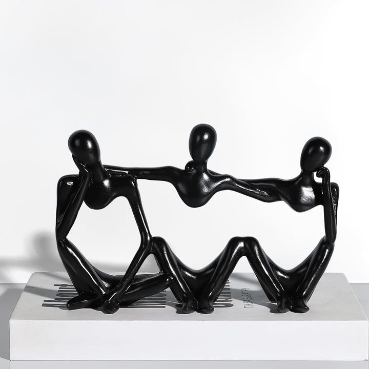 Thinker Statue Set – Abstract Decor