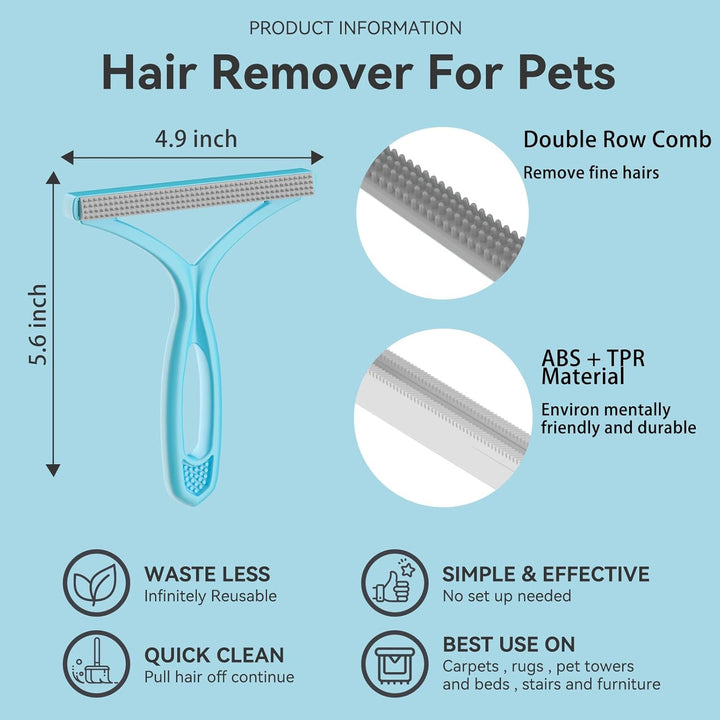 Pet Hair Remover & Lint Brush for Carpets