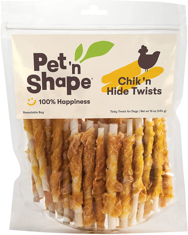Chik 'N Hide Twists – Chicken Rawhide 16oz