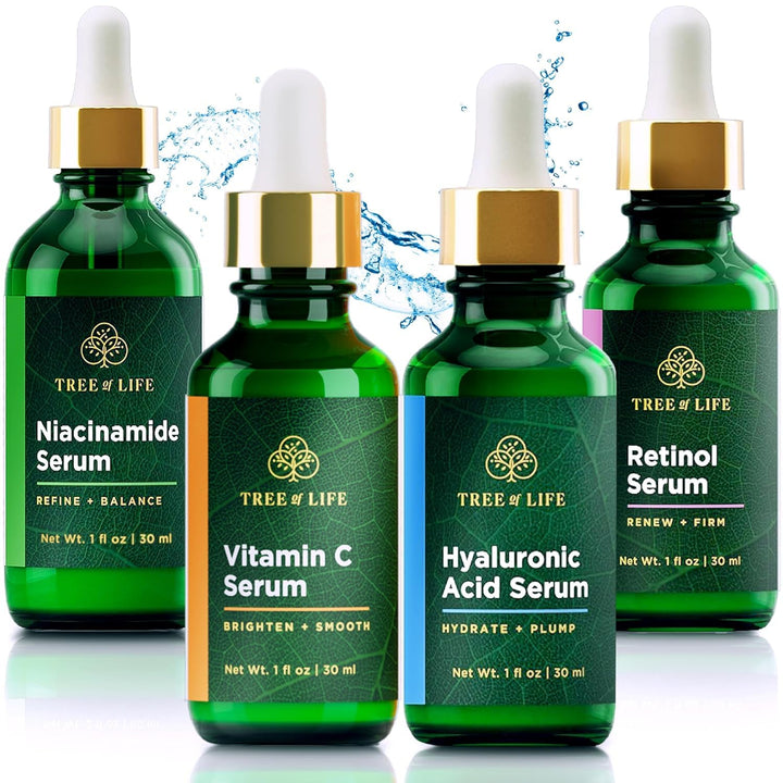 Trio Facial Kit: C, Retinol, HA - 3oz