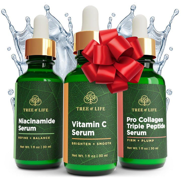 Trio Facial Kit: C, Retinol, HA - 3oz