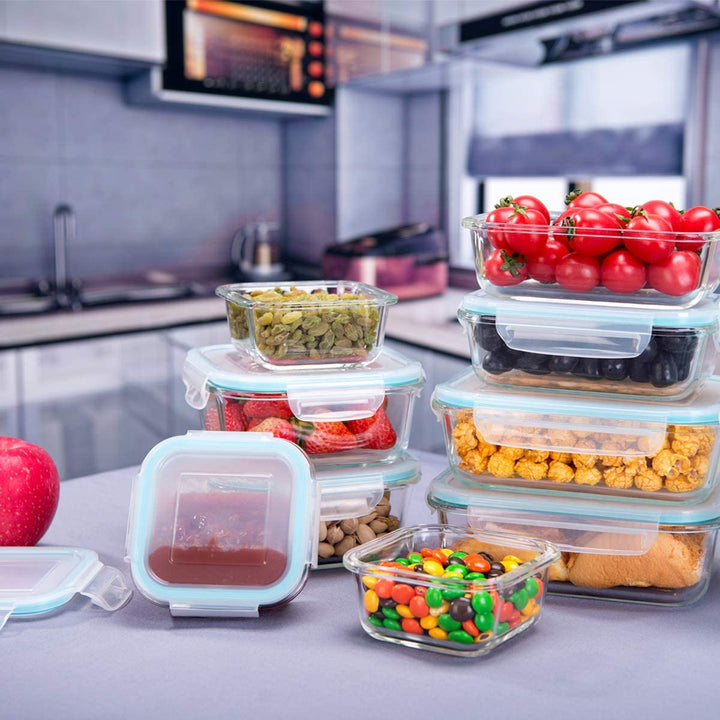 18-Piece Glass Storage Containers Set