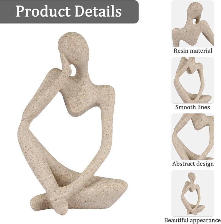 Thinker Resin Statue – Left, Small