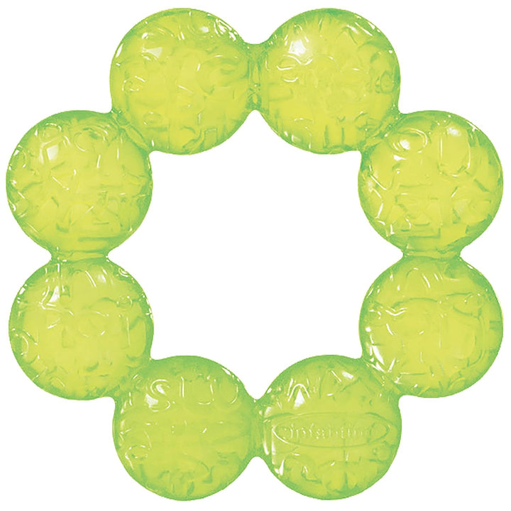 Water Teethers – Sensory Exploration and Teething Relief, Cooling Relief for Teething Babies, Lime & Blue, 3-Pack