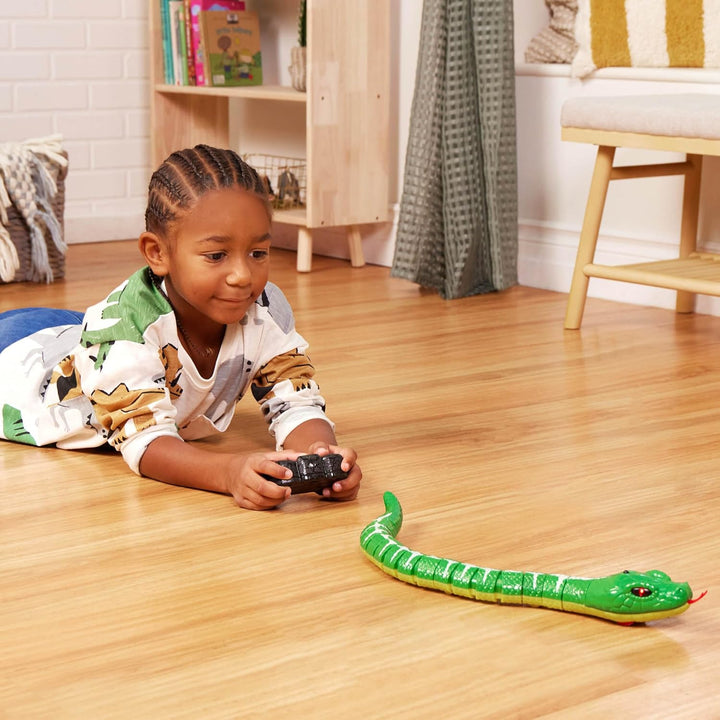Remote Control Emerald Tree Boa - Electronic Snake Toy for Kids Ages 6+