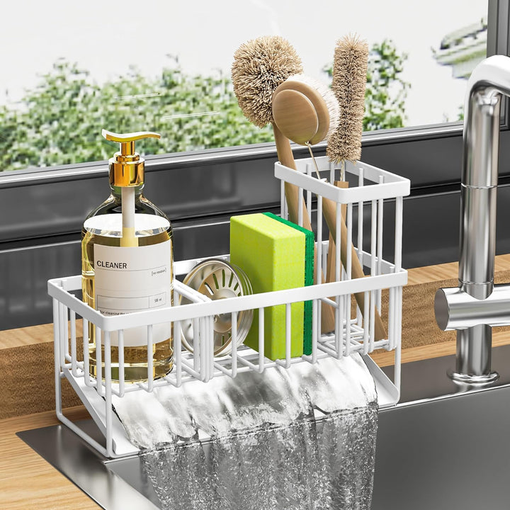 Rustproof Sink Caddy & Soap Dispenser