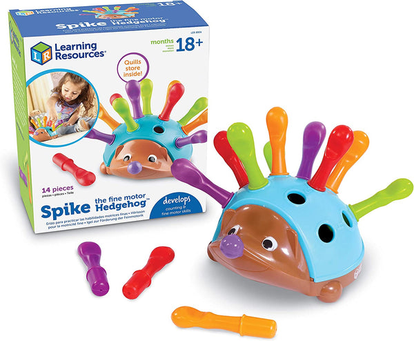 Spike the  Hedgehog, Toddler Learning Toys,  and Sensory Toys, Kids Easter Basket Stuffers, Ages 18+ Months,14 Pieces