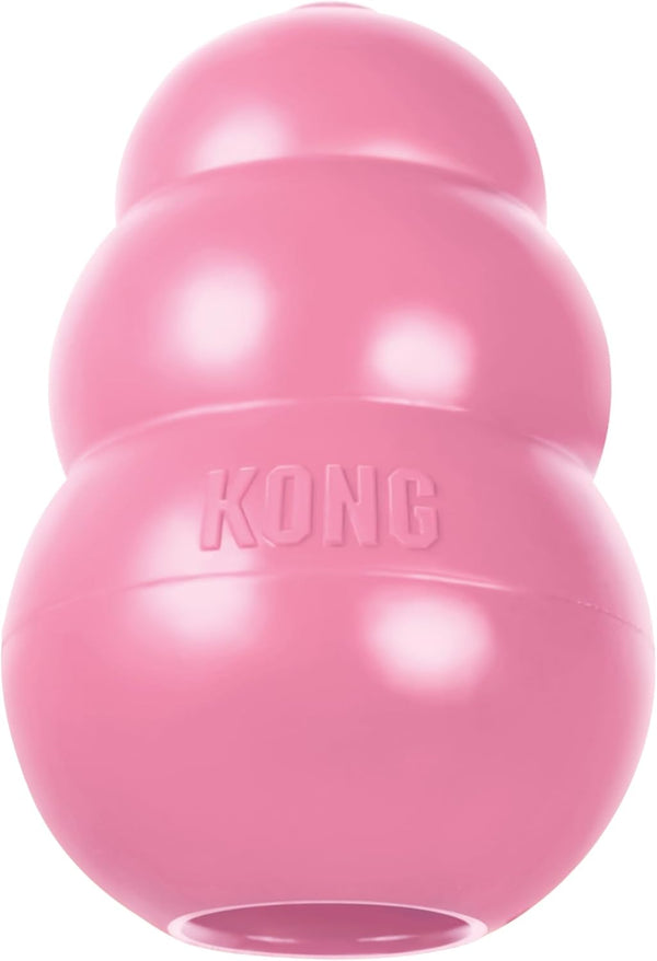 - Puppy Toy Natural Teething Rubber - Fun to Chew, Chase and Fetch - for Small Puppies - Pink
