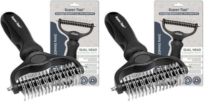 Double-Sided Deshedding Grooming Rake