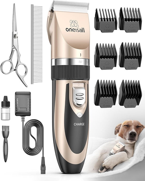 Low Noise Dog Clipper & Grooming Kit