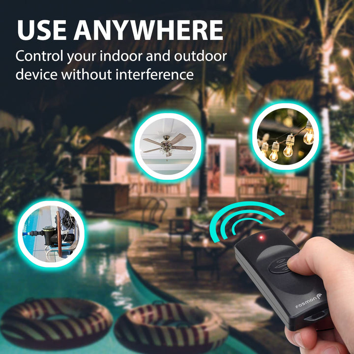 Outdoor Wireless Dual Plug Outlet – 100ft