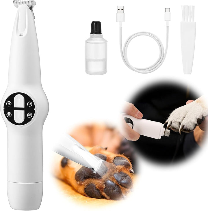 18mm Electric Dog Paw Trimmer with LED