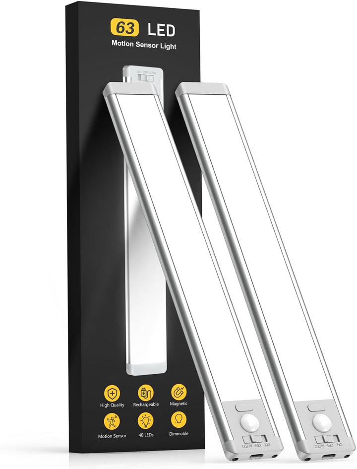 40 LED Motion Sensor Under Cabinet Lights