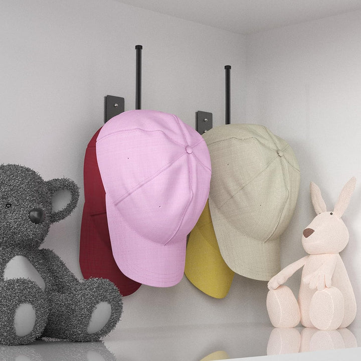 2-Pack Stainless Steel Hat Rack Organizer