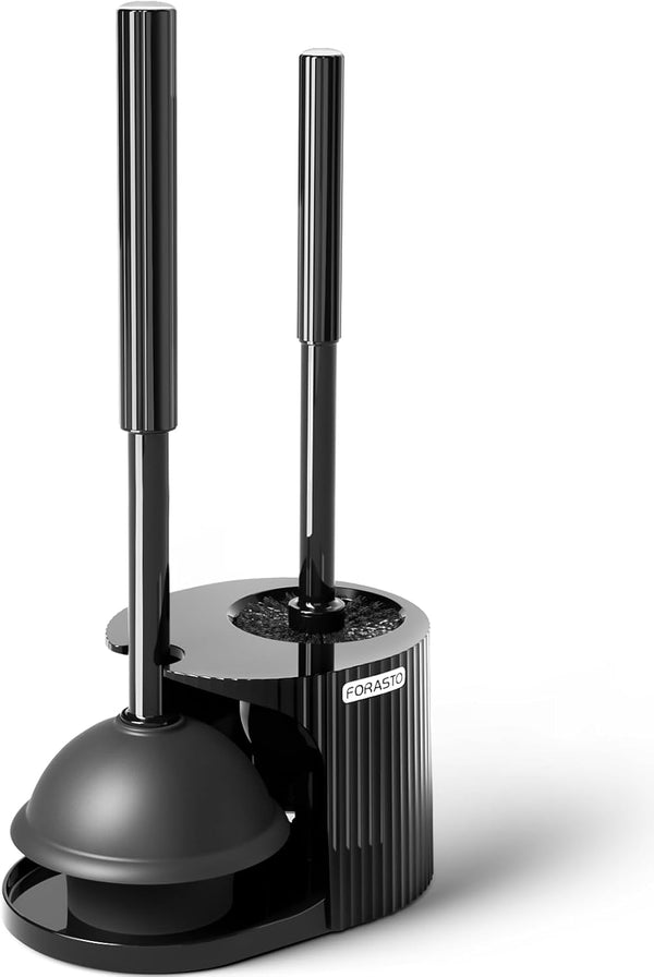 2-in-1 Toilet Plunger & Brush Set