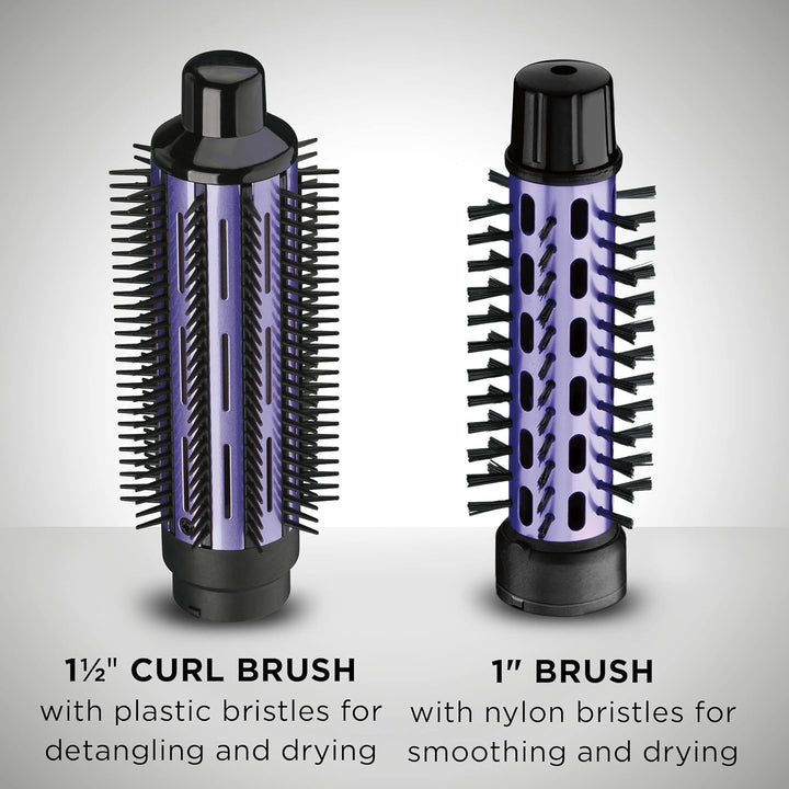 2-in-1 Hot Air Curling Combo Brush